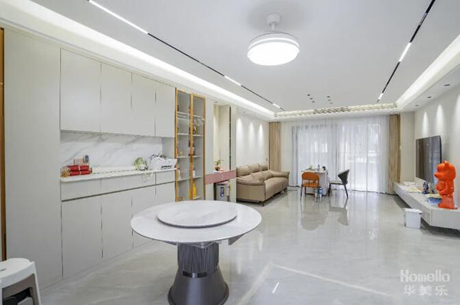 130㎡大平層，簡約布局卻能到處展現活力的樂居